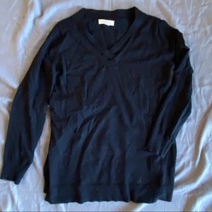 Long sleeve black sweater